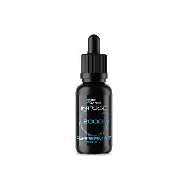 CBD Asylum Infuse 2000mg CBD Peppermint Oil - 30ml (BUY 1 GET 2 FREE) - remedykartelcbd1stop