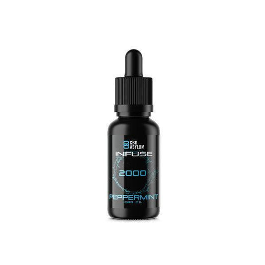 CBD Asylum Infuse 2000mg CBD Peppermint Oil - 30ml (BUY 1 GET 2 FREE) - remedykartelcbd1stop