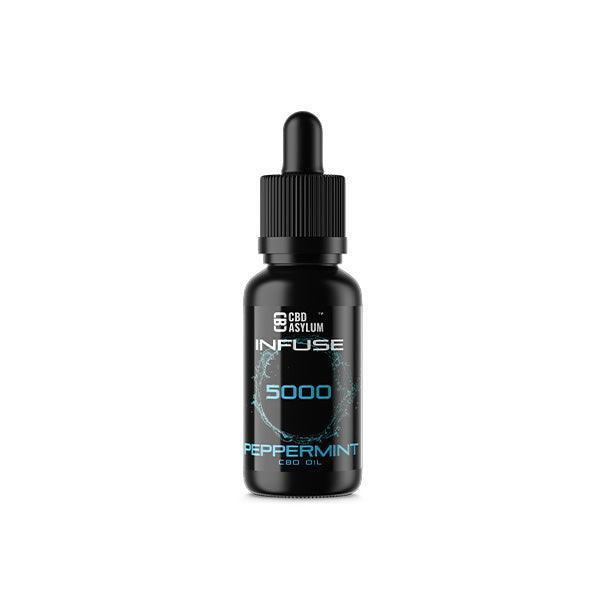 CBD Asylum Infuse 5000mg CBD Peppermint Oil - 30ml (BUY 1 GET 2 FREE) - remedykartelcbd1stop