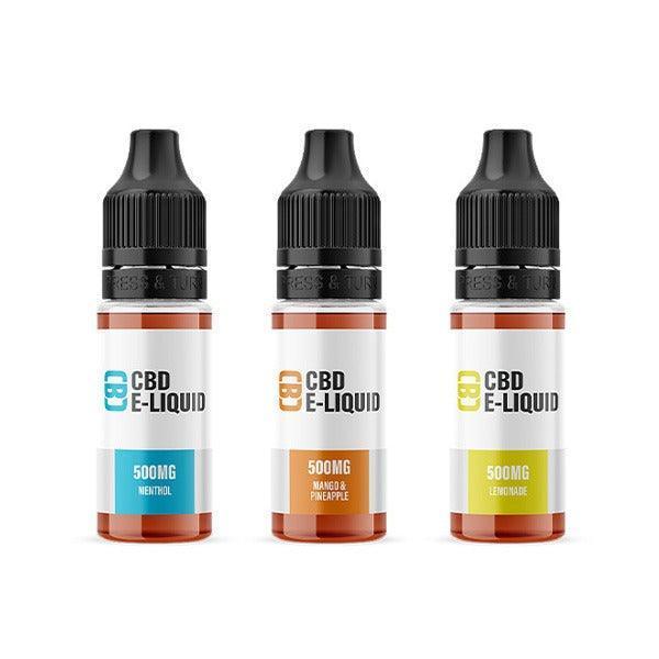 CBD Asylum 500mg CBD E-liquid 10ml (70VG/30PG) (BUY 1 GET 2 FREE) - remedykartelcbd1stop