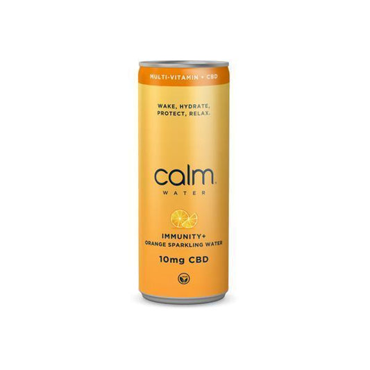 24 x Calm CBD 10mg Multivitamin Orange CBD Sparkling Water 250ml - remedykartelcbd1stop