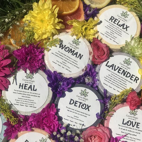Canna Magic Handmade 100mg CBD Bath Bombs - remedykartelcbd1stop