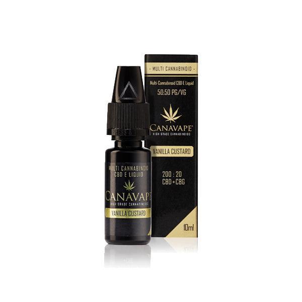 Canavape® 200mg CBD 20mg CBG 10ml E-liquid (50VG/50PG) - remedykartelcbd1stop