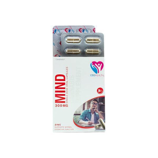 CBD by British Cannabis 300mg CBD Oral Capsules 30 Caps - Mind - remedykartelcbd1stop