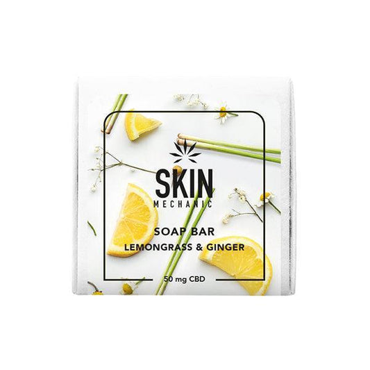 Skin Mechanic 50mg CBD Lemongrass & Ginger Soap 100g (BUY 1 GET 1 FREE) - remedykartelcbd1stop
