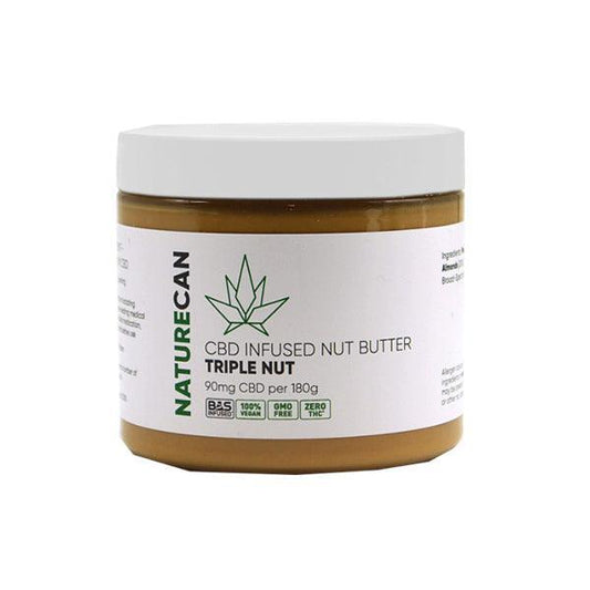 Naturecan 90mg CBD 180g Nut Butter Triple Nut - remedykartelcbd1stop