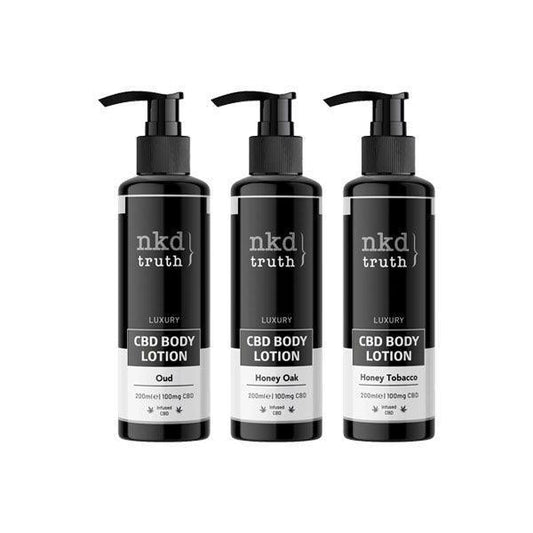 NKD 100mg CBD Luxury Body Lotion 200ml - remedykartelcbd1stop