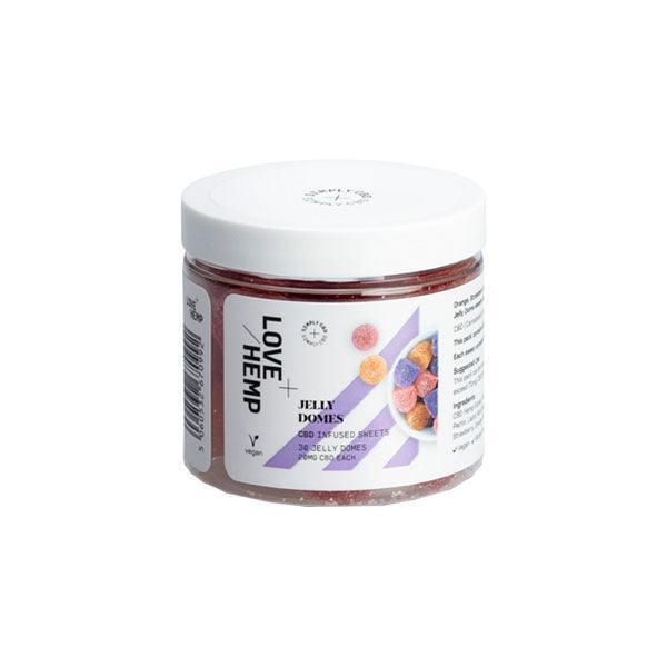 Love Hemp 600mg CBD Jelly Domes - 30 Pieces - remedykartelcbd1stop