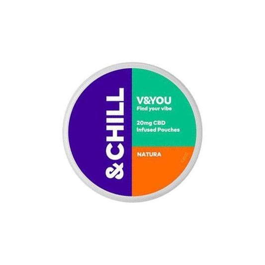 V&YOU &Chill 20mg CBD Pouches - remedykartelcbd1stop