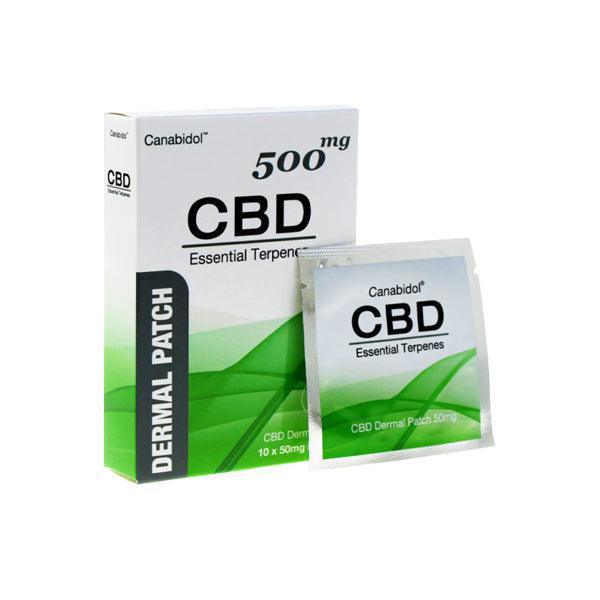 CBD by British Cannabis 500mg CBD Dermal CBD Patches - 10 Patches - remedykartelcbd1stop