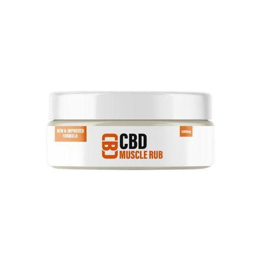 CBD Asylum 5000mg CBD 100ml Muscle Rub Balm (BUY 1 GET 2 FREE) - remedykartelcbd1stop