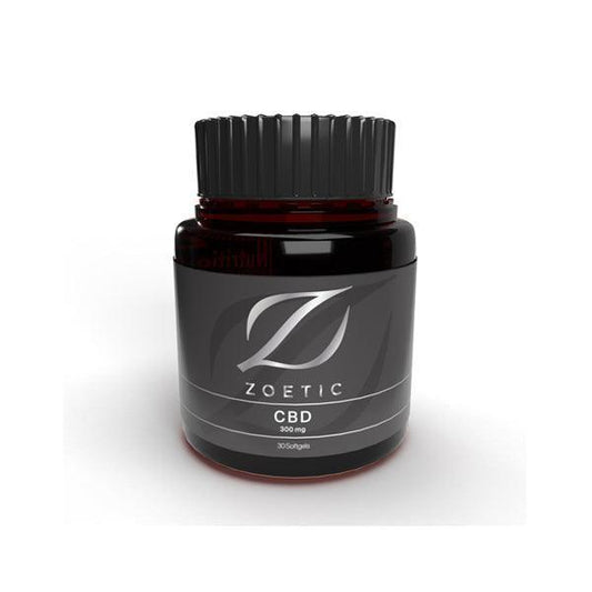 Zoetic 300mg CBD Soft Gel Capsules 30 Soft Gels - remedykartelcbd1stop