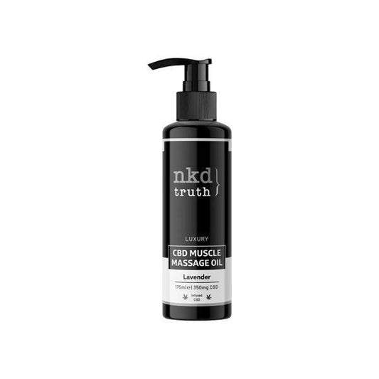 NKD Truth 350mg CBD Lavender Muscle Massage Oil - 175ml (BUY 1 GET 1 FREE) - remedykartelcbd1stop