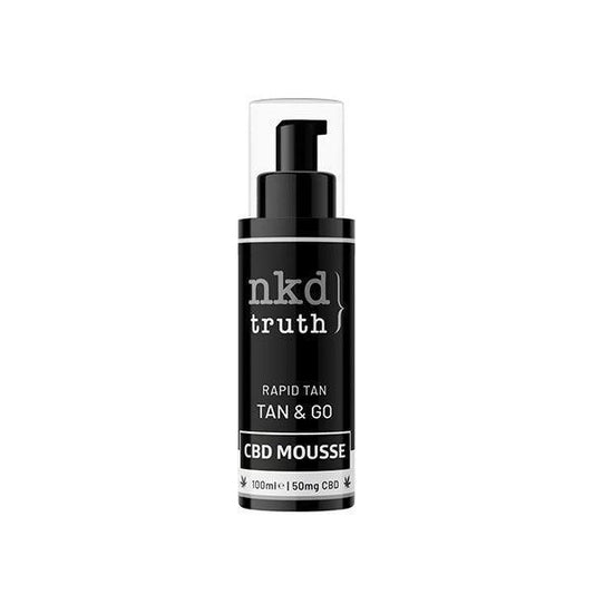 NKD 50mg CBD Tan & Go Professional Rapid Tan Mousse 100ml (BUY 1 GET 1 FREE) - remedykartelcbd1stop
