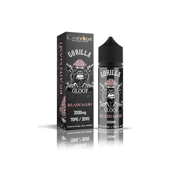 Gorilla Gloop 3000mg CBD Vape Liquid 50ml (70PG/30VG) - remedykartelcbd1stop