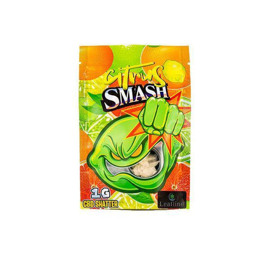 CBD Leafline 1000mg CBD Shatter (99.5%) Citrus Smash 1g - remedykartelcbd1stop