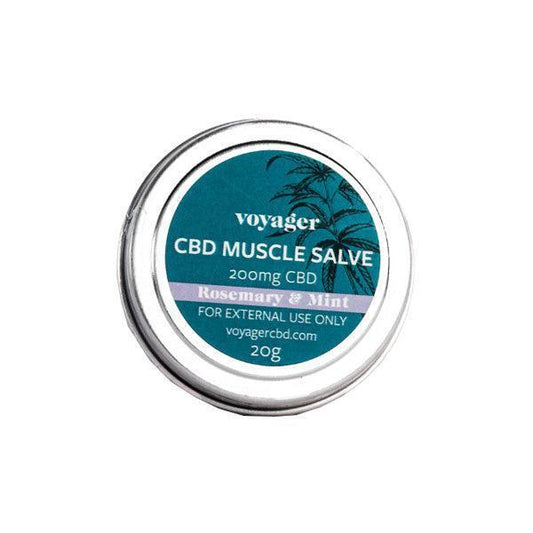 Voyager 200mg CBD Rosemary & Mint Muscle Salve - 20g - remedykartelcbd1stop