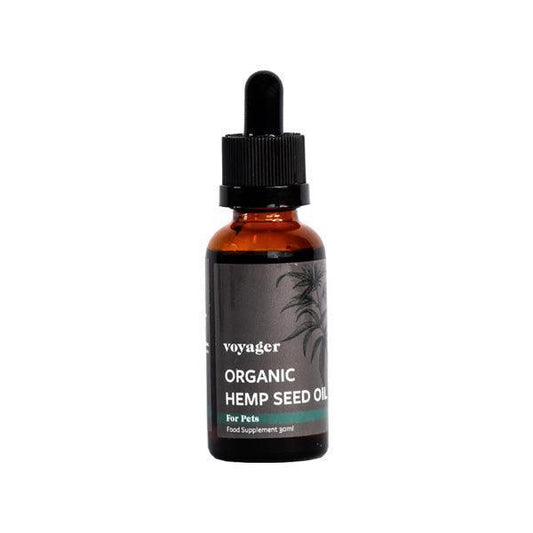 Voyager Pets Organic Hemp Seed Oil - 30ml - remedykartelcbd1stop