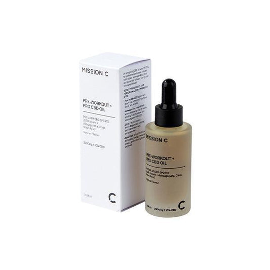 Mission C Pre-Workout + Pro 3000mg CBD Oil - 30ml - remedykartelcbd1stop