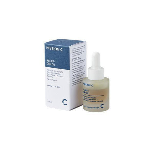 Mission C Relief + 1000mg CBD Oil - 10ml - remedykartelcbd1stop