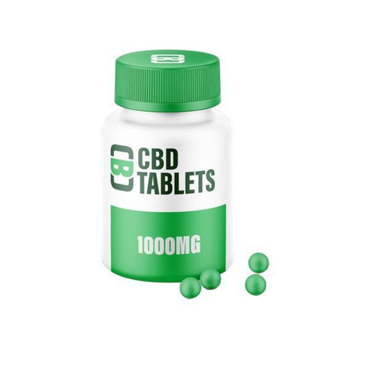 CBD Asylum Tablets 1000mg CBD 100 Tablets (Buy One Get One Free) - remedykartelcbd1stop