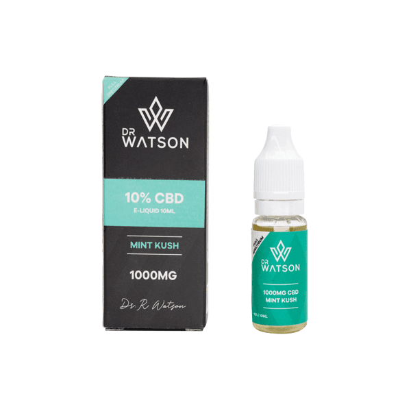 Dr Watson 1000mg Full Spectrum CBD E-liquid 10ml - remedykartelcbd1stop