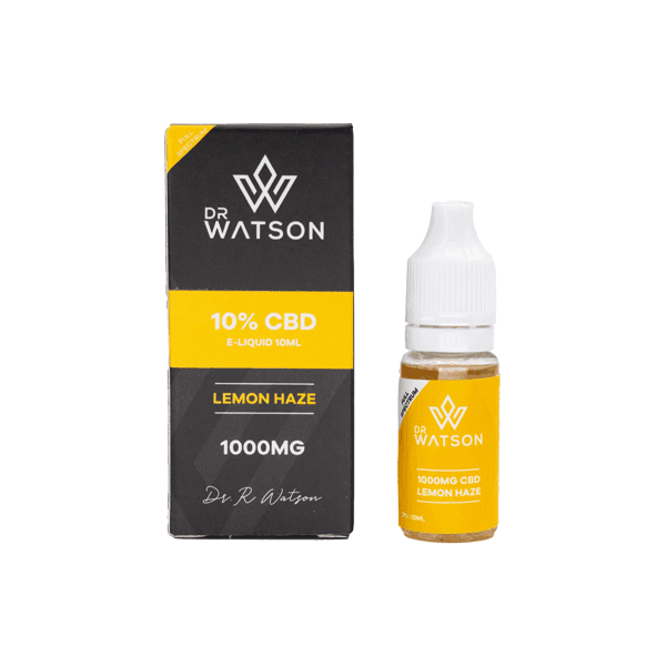 Dr Watson 1000mg Full Spectrum CBD E-liquid 10ml - remedykartelcbd1stop