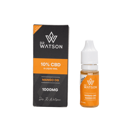 Dr Watson 1000mg Full Spectrum CBD E-liquid 10ml - remedykartelcbd1stop