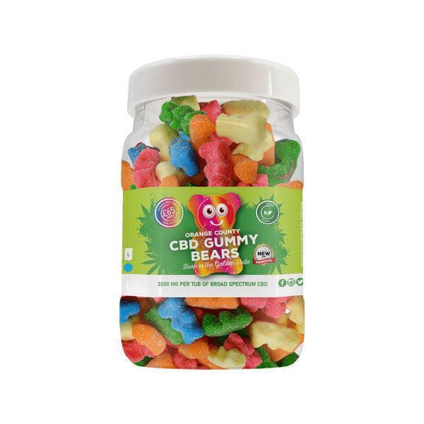Orange County CBD 3200mg Gummies - Large Pack - remedykartelcbd1stop