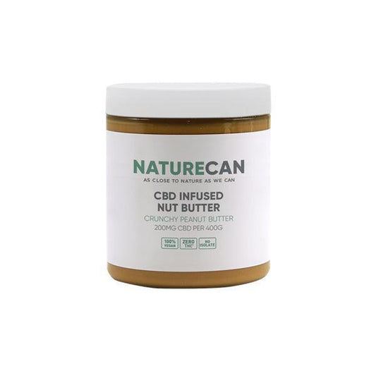 Naturecan 200mg CBD 400g Nut Butter Crunchy Peanut Butter - remedykartelcbd1stop