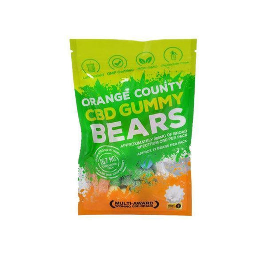 Orange County CBD 200mg Gummy Bears - Grab Bag - remedykartelcbd1stop
