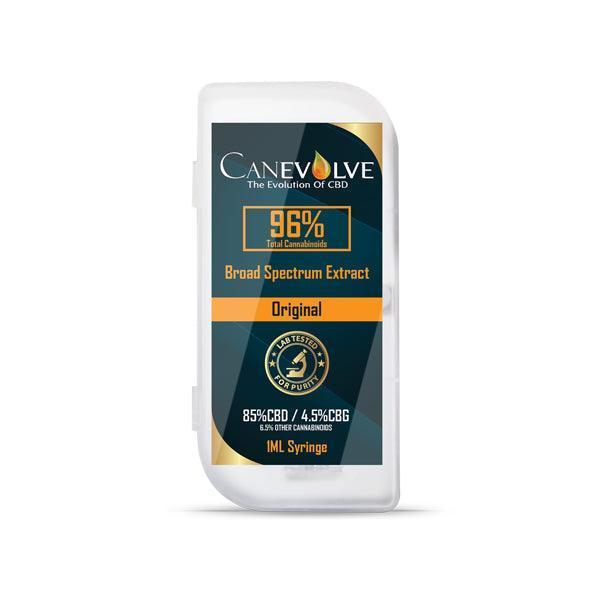 Canevolve 96% CBD Broad Spectrum Cannabis Extract Syringe 1ml - remedykartelcbd1stop