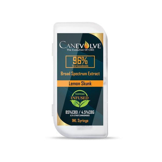 Canevolve 96% CBD Broad Spectrum Cannabis Extract Syringe 1ml - remedykartelcbd1stop