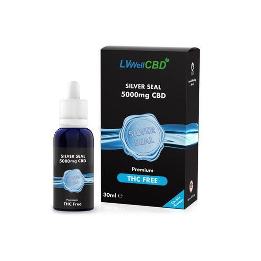 LVWell CBD Silver Seal 5000mg CBD 30ml Hemp Seed Oil - remedykartelcbd1stop