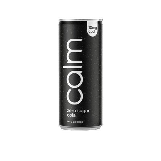 24 x Calm CBD 10mg CBD Zero Sugar Cola CBD Infused Drink 250ml - remedykartelcbd1stop