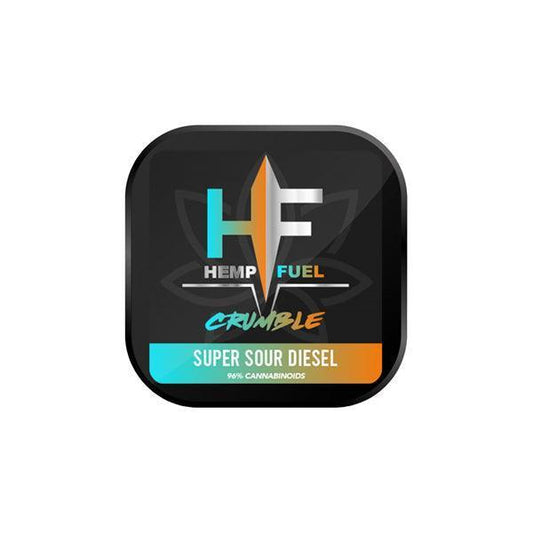 Hemp Fuel 85% Broad Spectrum CBD Crumble Super Sour Diesel - 1g - remedykartelcbd1stop