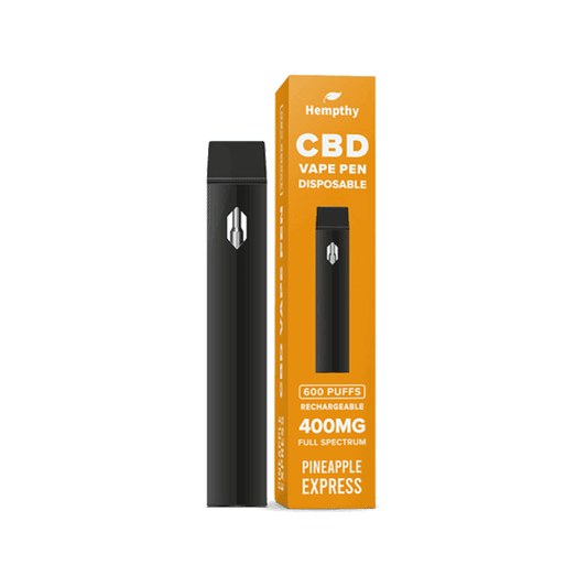 Hempthy 400mg CBD Disposable Vape Pen 600 Puffs - remedykartelcbd1stop