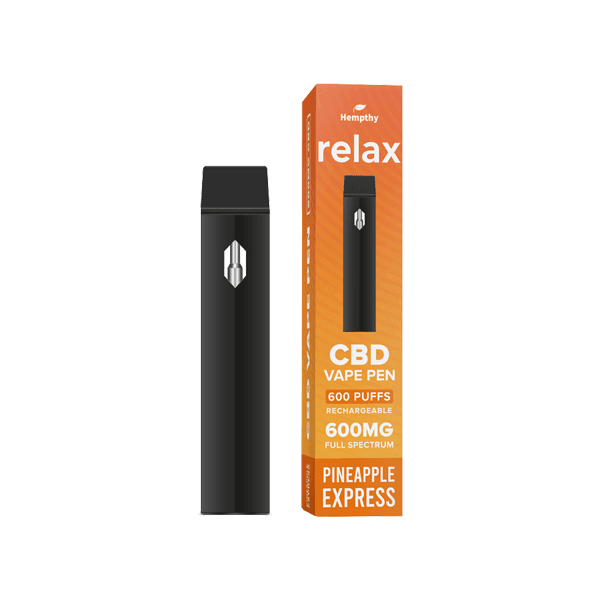 Hempthy 600mg CBD Disposable Vape Pen 600 Puffs - remedykartelcbd1stop