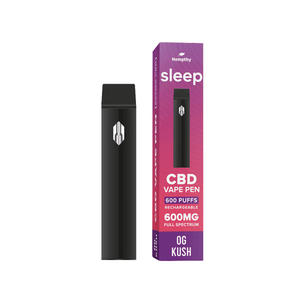 Hempthy 600mg CBD Disposable Vape Pen 600 Puffs - remedykartelcbd1stop
