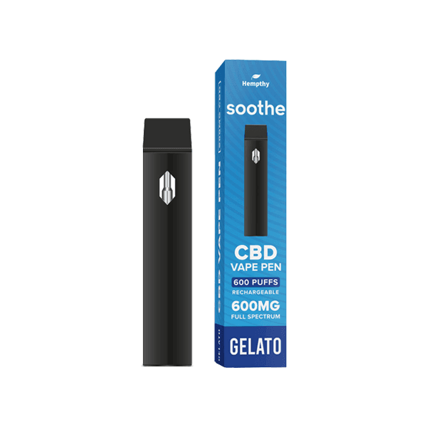 Hempthy 600mg CBD Disposable Vape Pen 600 Puffs - remedykartelcbd1stop