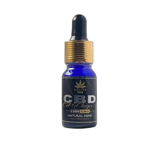 Doctor Herb 1000mg CBD Natural Hemp Full Spectrum CBD Oil 10ml - remedykartelcbd1stop
