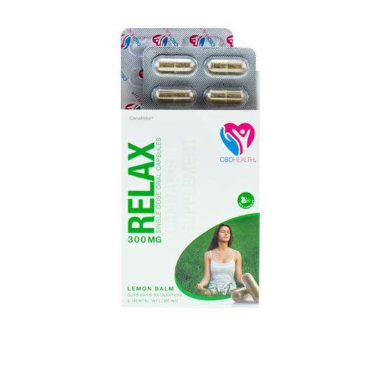 CBD by British Cannabis 300mg CBD Oral Capsules 30 Caps - Relax - remedykartelcbd1stop