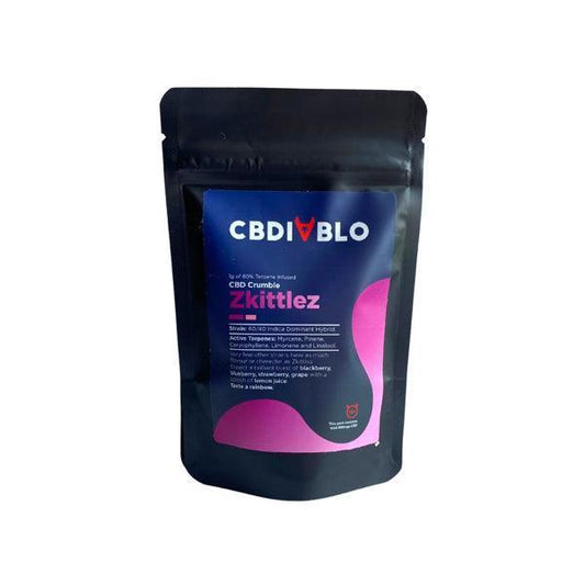 CBDiablo 800mg Broad Spectrum CBD Crumble - 1g - remedykartelcbd1stop