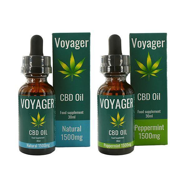 Voyager 1500mg CBD Oil 30ml - remedykartelcbd1stop