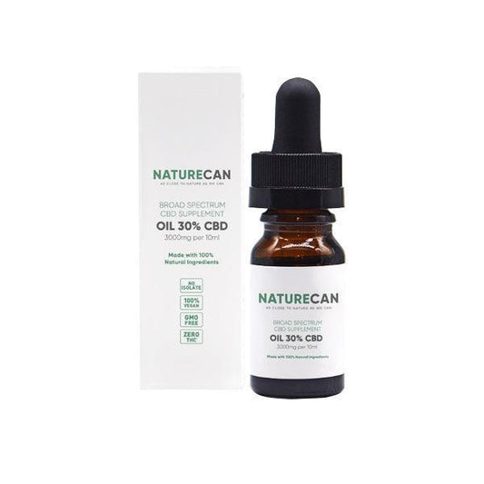 Naturecan 30% 3000mg CBD Broad Spectrum MCT Oil 10ml - remedykartelcbd1stop