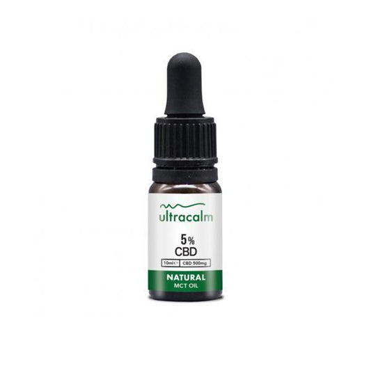 Ultracalm 500mg CBD Broad Spectrum MCT CBD Oil 10ml - Natural - remedykartelcbd1stop