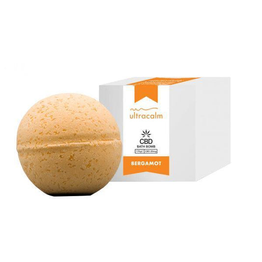 Ultracalm 20mg CBD Luxury Essential oil CBD Bath Bombs 170g - remedykartelcbd1stop