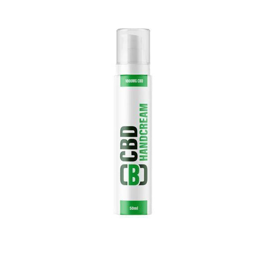 CBD Asylum Hand Cream 1000mg CBD 50ml (Buy One Get One Free) - remedykartelcbd1stop