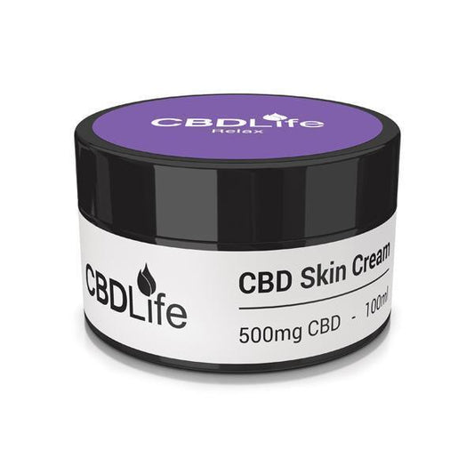 CBDLife 500mg CBD Skin Cream 100ml - remedykartelcbd1stop