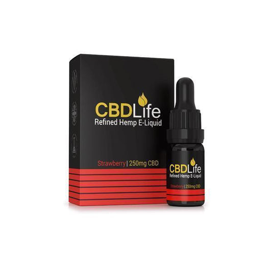 CBDLife Broad Spectrum 250mg CBD 10ml E-Liquid (70VG/30PG) - remedykartelcbd1stop